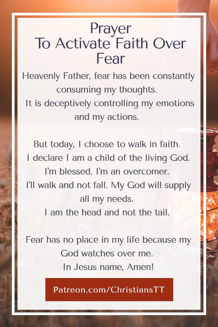 Prayer To Activate Faith Over Fear (1)