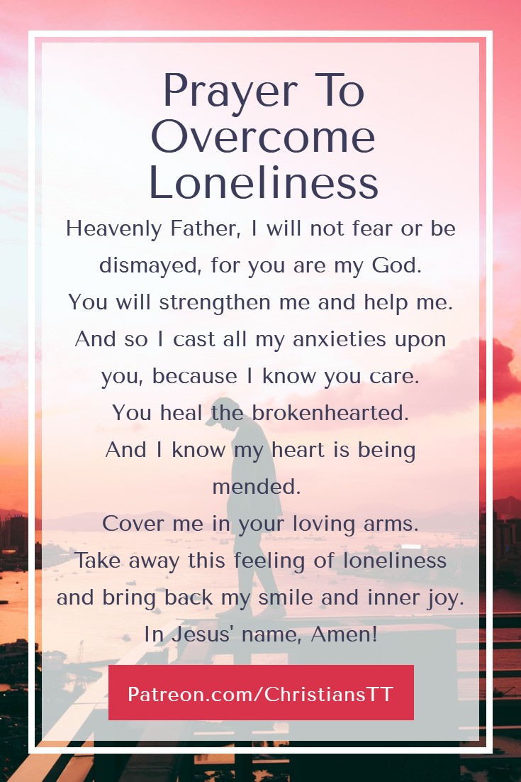 Prayer to overcome loneliness